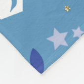 Hanukkah Symbols Fleecedecke (Ecke)