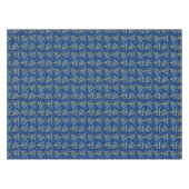 Hanukkah Tablecloths - Menorah Art - Judaika Tischdecke (Vorderseite (Horizontal))