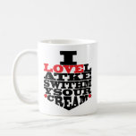 Hanukkah Tasse "I Liebe Latkes"<br><div class="desc">Tasse Hanukkah rot, schwarz und weiß. "Ich Liebe latkes mit meiner sauer Creme" Chanukah Tasse. Persönlich durch Löschen, "Happy Chanukah, Bubbie! Liebe, Amy & Jason", wählen Sie dann Ihre Lieblings-Schriftart Stil, Größe, Farbe und Formulierung, um Ihre Tasse zu personalisieren! Schaffen Sie ein einfaches Geschenk, indem Sie der Tasse ein paar...</div>
