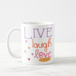 Hanukkah Tasse "Live Lagh Liebe a latke" Multicolo<br><div class="desc">Multicolor, Fun Hanukkah Tasse. "Lebe, lache, Liebe ein Latke! Chanukah Tasse. Persönlich durch Löschen, "Happy Chanukah, Bubbie! Liebe, Amy & Jason", wählen Sie dann Ihre Lieblings-Schriftart Stil, Größe, Farbe und Formulierung, um Ihre Tasse zu personalisieren! Schaffen Sie ein einfaches Geschenk, indem Sie der Tasse ein paar Goodies hinzufügen, sie mit...</div>