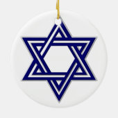 Hanukkah Teddy Bear Keramikornament (Hinten)