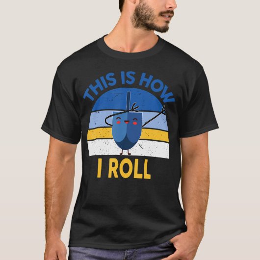 Hanukkah This Is How I Roll Dabbing Kids Toddler B T-Shirt (Vorderseite)