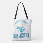 Hanukkah Tote Bag Tasche (Rückseite)