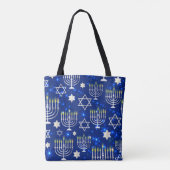 Hanukkah Tote Bag Tasche (Rückseite)