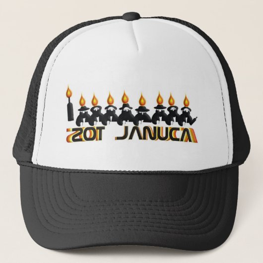 Hanukkah Truckerkappe (Vorderseite)