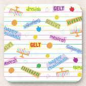 Hanukkah Untersetzer Chanukah Party (Vorderseite)