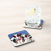 Hanukkah-Untersetzer freuen sich über das Moo-Jahr Getränkeuntersetzer (Rechte Seite)