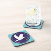 Hanukkah Untersetzer personalisieren Dove Lighting (Rechte Seite)