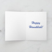 Hanukkah-Urlaubskarte Feiertagskarte (Innenseite)