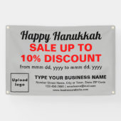 Hanukkah Verkauf auf dem Banner "Grau Rectangle" (Horizontal)