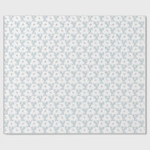 Hanukkah weiß mit Salbei und Magpie - Beeren 2 Geschenkpapier (Flach)