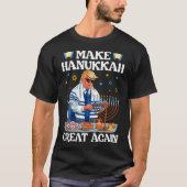 Hanukkah wieder groß machen Trump jüdischen Ugly C T-Shirt (Vorderseite)