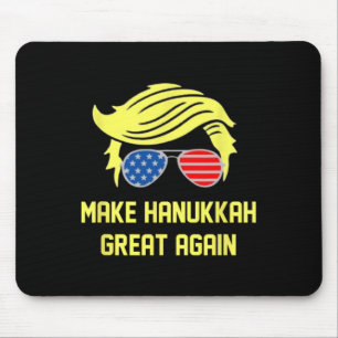 Hanukkah wieder groß Trump 47 Hanukkah Miracl Mousepad