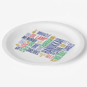 Hanukkah Words Holiday Paper Teller (Schrägansicht)