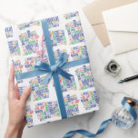 Hanukkah Words Holiday Wrapping Paper Geschenkpapier<br><div class="desc">Weitere Koordinierungsaufgaben finden Sie in unserer Sammlung "Hanukkah Words Holiday".</div>