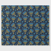 Hanukkah Wrapping Paper Geschenkpapier (Flach)
