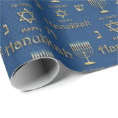 Hanukkah Wrapping Paper Geschenkpapier (Rolleneckpunkt)