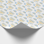 Hanukkah Wrapping Paper Geschenkpapier (Ecke)