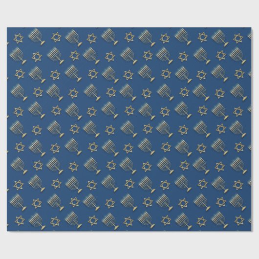 Hanukkah Wrapping Paper Geschenkpapier (Flach)