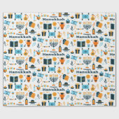 Hanukkah Wrapping Paper Geschenkpapier (Flach)