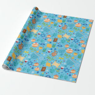 Hanukkah Wrapping Paper Geschenkpapier