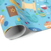 Hanukkah Wrapping Paper Geschenkpapier (Rolleneckpunkt)