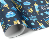 Hanukkah Wrapping Paper Geschenkpapier (Rolleneckpunkt)