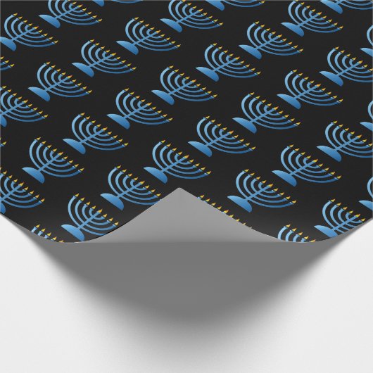 Hanukkah Wrapping Paper Geschenkpapier (Ecke)