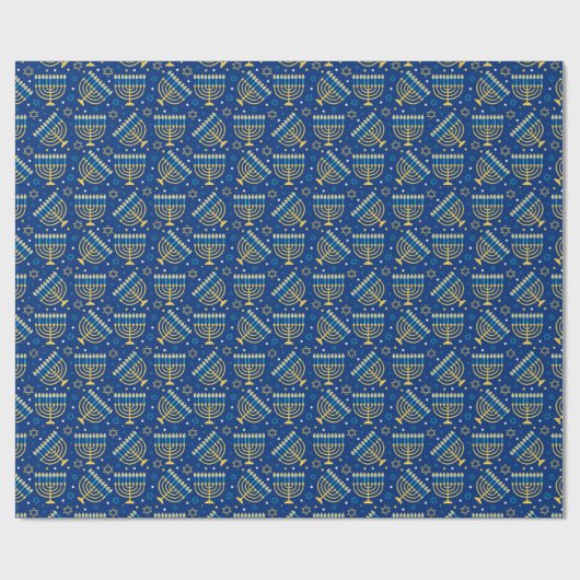 Hanukkah Wrapping Paper Geschenkpapier (Flach)