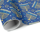 Hanukkah Wrapping Paper Geschenkpapier (Rolleneckpunkt)