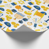 Hanukkah Wrapping Paper Geschenkpapier (Ecke)