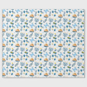 Hanukkah Wrapping Paper Geschenkpapier (Flach)