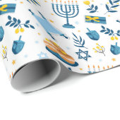 Hanukkah Wrapping Paper Geschenkpapier (Rolleneckpunkt)