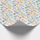 Hanukkah Wrapping Paper Geschenkpapier (Ecke)