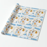 Hanukkah Wrapping Paper "Happy Hanukkah" Geschenkpapier<br><div class="desc">"Happy Hanukkah" Niedlicher Hund,  Zeevie Packpapier. Die Preise variieren je nach Wahl zwischen 4 Papiertypen und 5 Papiergrößen. Unser Zeevie-Charakter ist im Urlaubssgeist verpackt!
Danke,  dass Sie anhalten und einkaufen. Viel Wertschätzung.
Happy Chanukah/Hanukkah!</div>