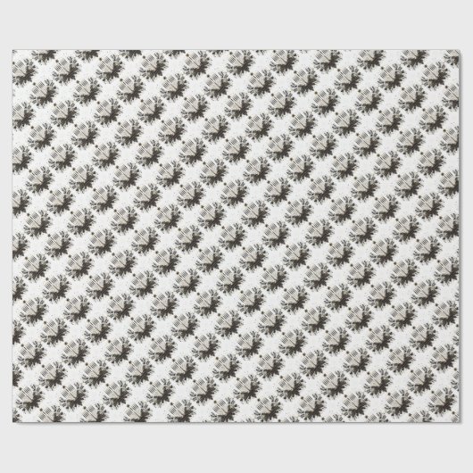 Hanukkah Wrapping Paper mit Menorah Geschenkpapier (Flach)