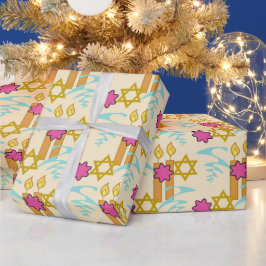 Hanukkah Wrapping Paper Party liefert Geschenkpapier