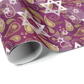 Hanukkah Wrapping Paper Party liefert Geschenkpapier (Rolleneckpunkt)
