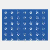Hanukkah Wrapping Paper Sheets Geschenkpapier Set (Vorderseite 2)