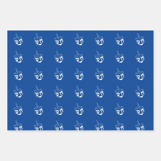 Hanukkah Wrapping Paper Sheets Geschenkpapier Set (Vorderseite 2)