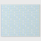 Hanukkah Wrapping Paper "Sweet Blue & Yellow"! Geschenkpapier (Flach)