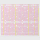Hanukkah Wrapping Paper "Sweet Pink & Yellow" Geschenkpapier (Flach)