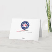 Hanukkah Wreath Karte (Rückseite)