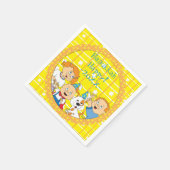 Hanukkah Zeevie und Freunde Serviette (Ecke)