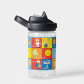 Hanukkah Zeevie und Friends Wasserflasche Trinkflasche (rechts)