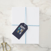 Hanukkah-Zeichen Geschenkanhänger (Mit Garn)