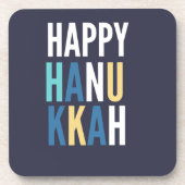 Hanukkah-Zeichen Getränkeuntersetzer (Vorderseite)