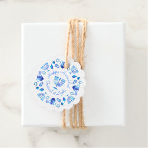 Hanukkiah Happy Hanukkah Jewish Holiday Menorah Geschenkanhänger