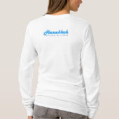 Hanukkiah Happy Hanukkah Jewish Holiday Menorah T-Shirt (Rückseite)