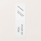 Hanukkiah mit Edelsteinen langen Hanukkah-Karte (Innenseite Aufgefaltet)